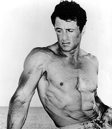 Sylvester Stallone with Short Wavy Hair Style