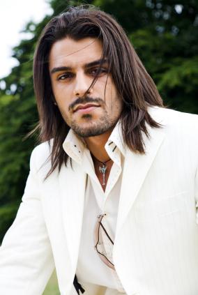 layered mens hairstyles. Men long layered hairstyle in