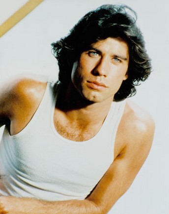 medium hairstyles with side bangs. John Travolta with his medium