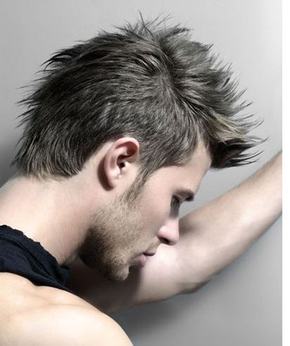 mens spikey hairstyle. men spiky hairstyle with long