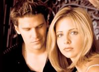 Sarah Michelle Gellar and David Boreanaz_Angel and Buffy movie show.JPG
