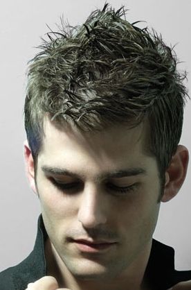 Very short man hairstyle with extreme spiky on the very top.JPG
