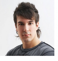 Men mullet hairstyles with long spiky bang with layers.PNG
