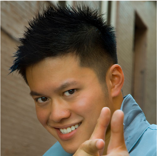 asian man hairstyle. Asian man short hairstyle with
