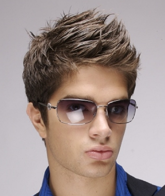 male hairstyles gallery. Chic men hairstyle with