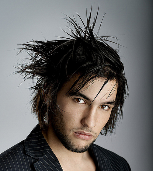 Long sexy razor shag men hairstyle with long bangs and spiky hair finish.PNG
