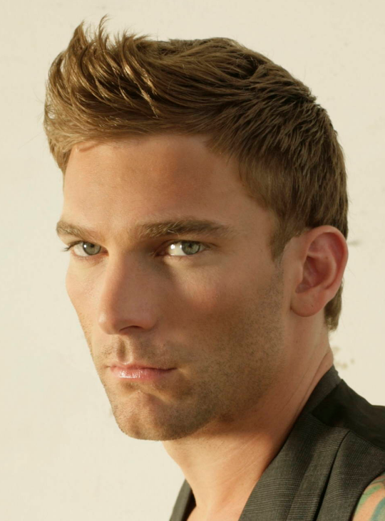 Men Short Hairstyle With Spiky Bangs Png
