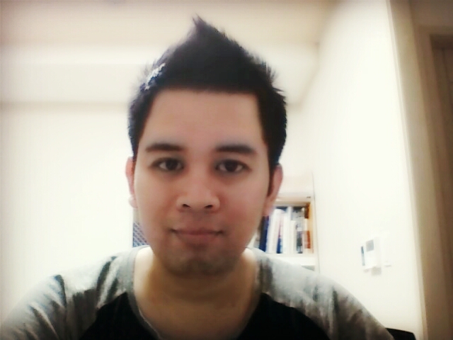 my short spiky hairstyle
