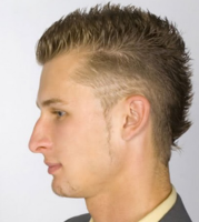 Short punky men hairstyle with cool bang.PNG