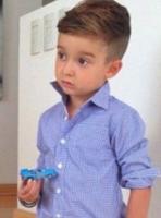 Chic little boys haircut with undercut hair with long top hair.JPG