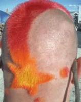 Bright colored cool punk men hairstyle picture.JPG