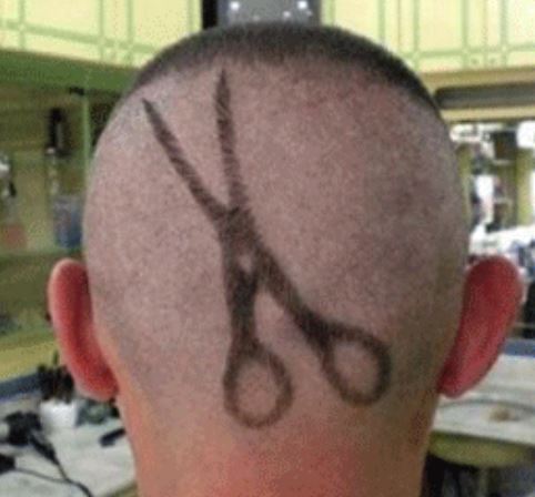 Cool short haircuts hair cut shaped like scissors.JPG
