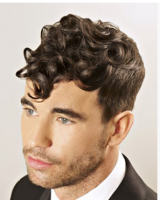 Trendy men curly haircuts with heavy big curls bangs and top.PNG

