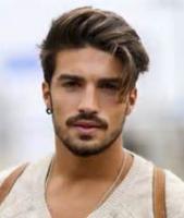Hot men's hairstyle 2015 with long side bang.JPG