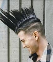 Long men mohawk hairstyle gives you a cool punky look.JPG