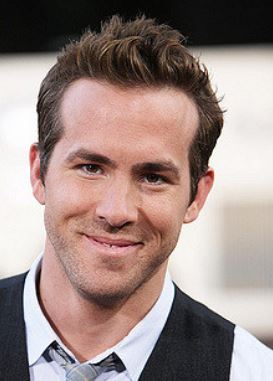 Hot actors pictures of Ryan Reynolds short straight hair on the sides and back and layered and spiky bang.JPG

