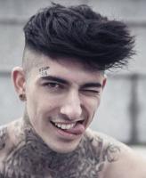 Cool undercut mens hairstyle with layers and spiky side bang.JPG