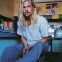 Brat Pitt with Long Hair Style