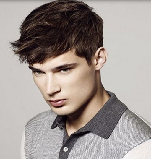 Professional man hairstyle with spiky bang