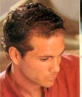 Short Curly men Hair Style, brown