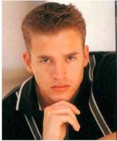 Very Short Spiky Hair Style, red