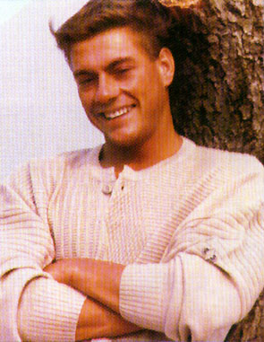 Jean Claude Van Damme with Short Hair Style, dark blonde