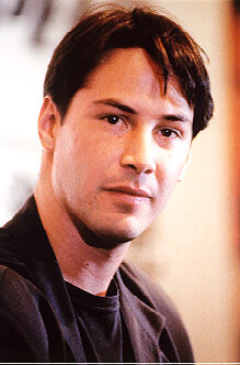 Keanu Reeves with Medium Hair Style, brunette