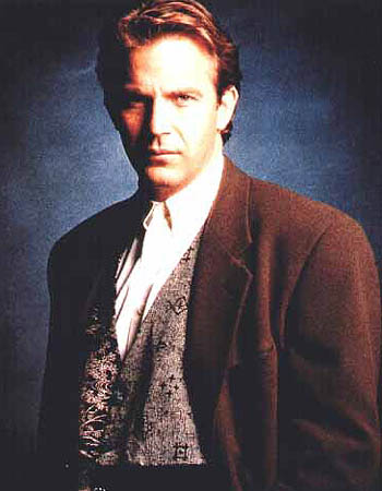 Kevin Costner with Medium Wavy Hair Style
