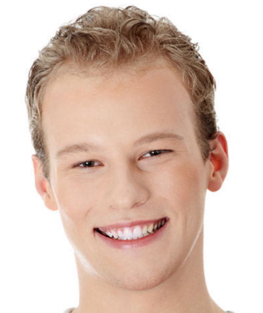 very short with light curls.PNG