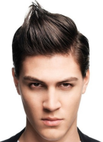 Modern classic men haircut pictures with cool men bang.PNG