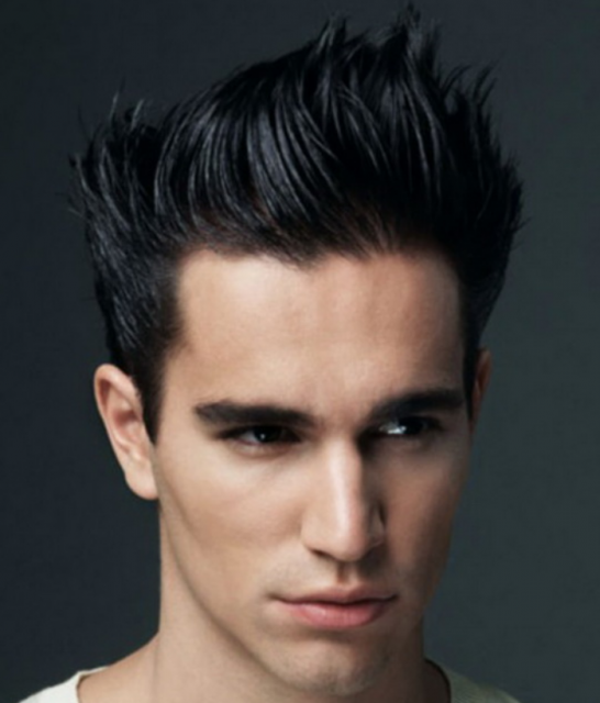 Black men spiky hairstyle with long spiky bangs and short hair length in  the  Hi-Res 720p HD