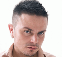 Mens very short haircuts with layered top and very short hair length in the back