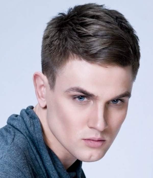 Sexy men hairstyles with cute swept bangs
