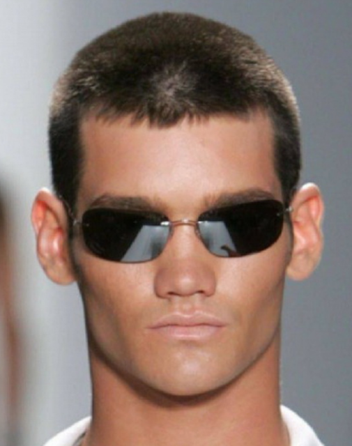 Very short cool men hairstyle photos