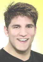 Men's Short Hair Style with layers and spikes smiling face