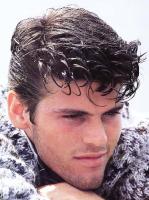 Men's Short Hair Style with wavy bang