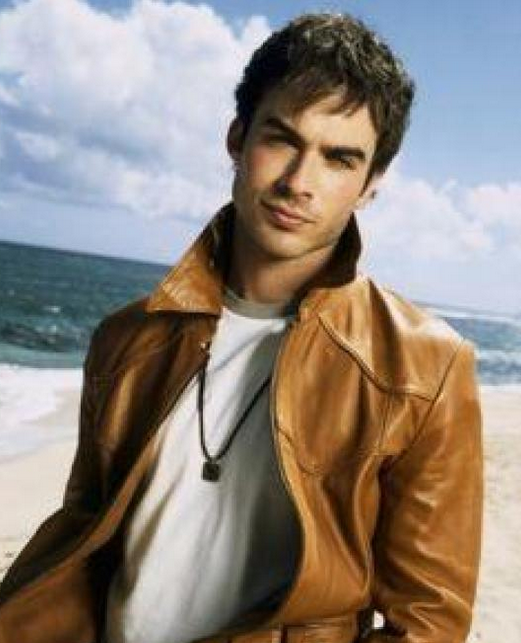 Sexy actor post picture of Ian Somerhalder with his short haircut with layers and waves.PNG
