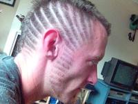 cool funky hair style