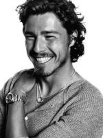 Russian tennis player, Marat Safin with medium long wavy hairstyle