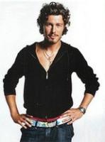 sexy Marat Safin with medium long curly hair