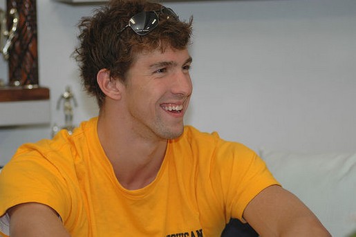 Michael Phelps with trendy messy hairstyle.jpg