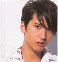 short hair cut with swept long bang