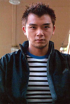 cool Asian man hairstyle with spikes
