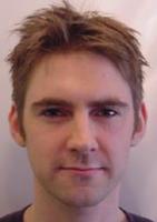 Cut hair man short style with wavy in dark blonde color