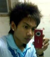 Asian Boy Hair Style with spiky top in the medium length