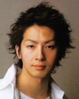 Asian men medium hairstyle with flips, black hair
