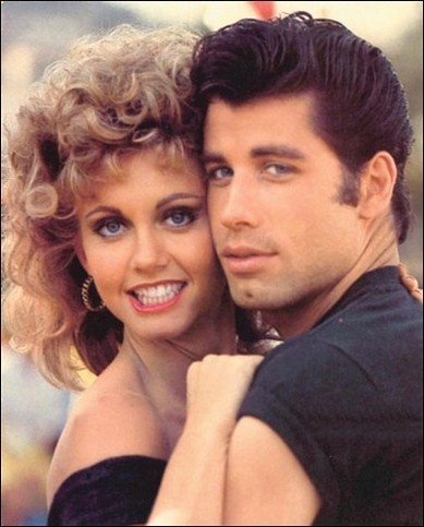 John Travolta Grease movie with singer Olivia.jpg

