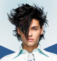 Long Messy, spiky  & wavy Hair Style, two toned