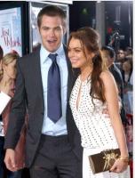 Chris Pine with Lindsay Lohan picture.JPG