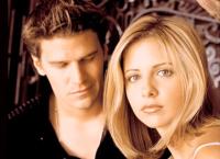 Sarah Michelle Gellar and David Boreanaz_Angel and Buffy movie show.JPG